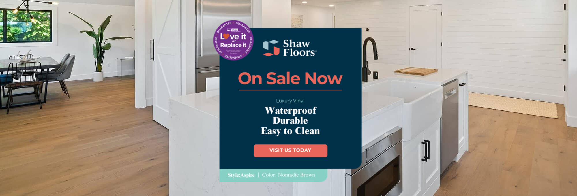 SHAW FLOORS SELECT ASPIRE NOW ON SALE!